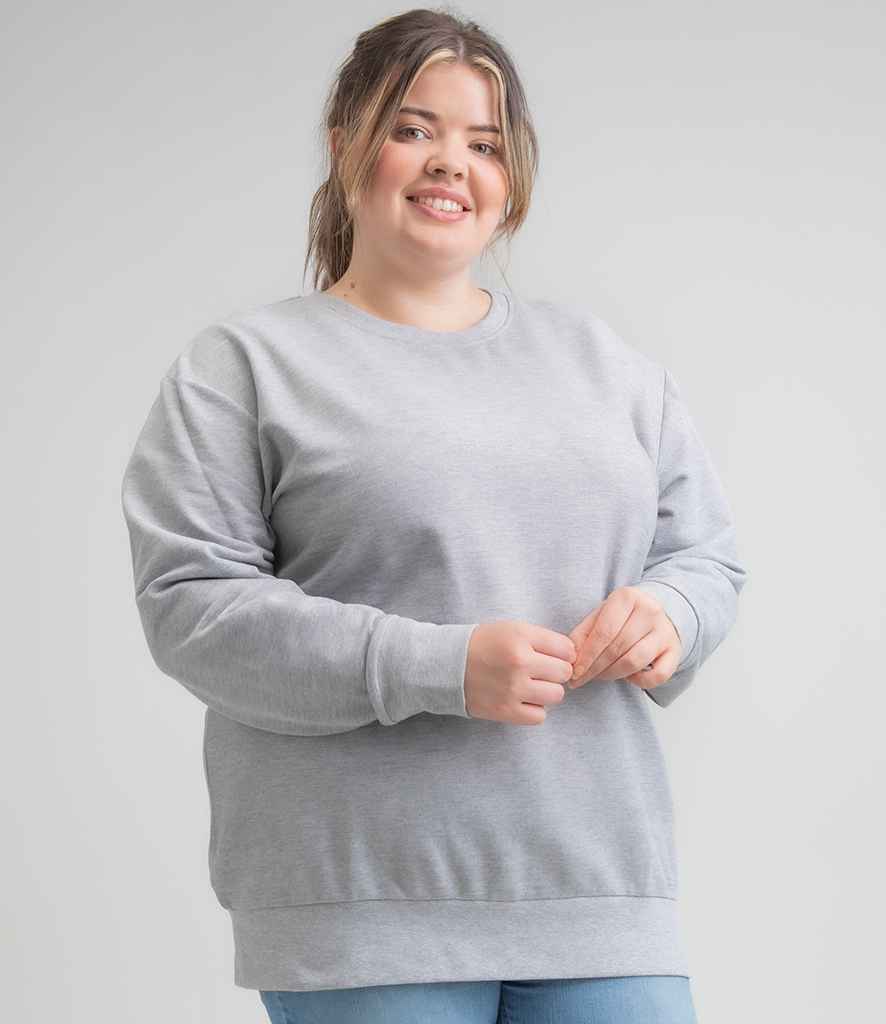 Mantis The Sweatshirt in Heather Marl by Mantis — Custom branded clothing by Print Press, featuring premium embroidery produced in our specialist print lab in the UK.
