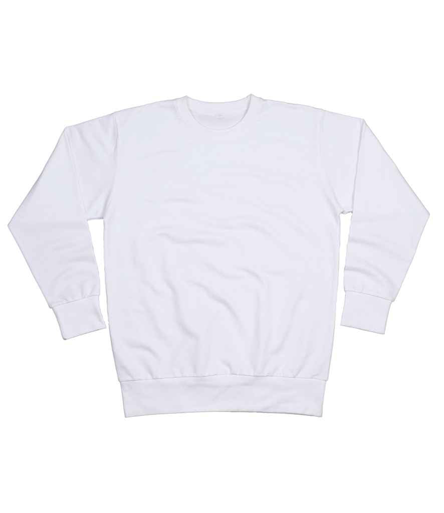 Mantis The Sweatshirt in White by Mantis — Custom branded clothing by Print Press, featuring premium embroidery produced in our specialist print lab in the UK.