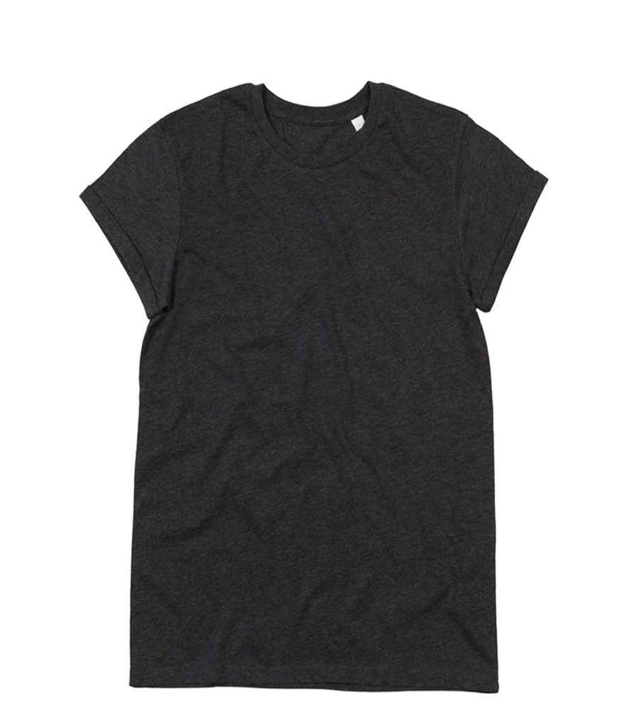 Mantis Roll Sleeve T-Shirt in Charcoal Marl by Mantis — Custom branded clothing by Print Press, featuring premium embroidery produced in our specialist print lab in the UK.