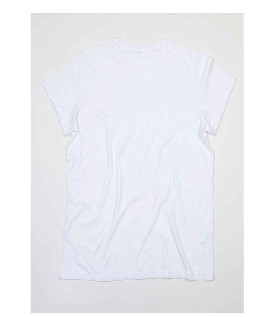 Mantis Roll Sleeve T-Shirt in White by Mantis — Custom branded clothing by Print Press, featuring premium embroidery produced in our specialist print lab in the UK.