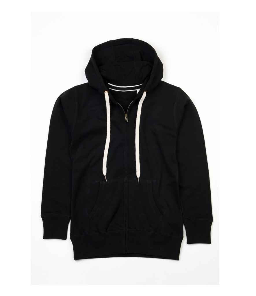 Superstar by Mantis Ladies Full Zip Hoodie in Black by Superstar by Mantis — Custom branded clothing by Print Press, featuring premium embroidery produced in our specialist print lab in the UK.