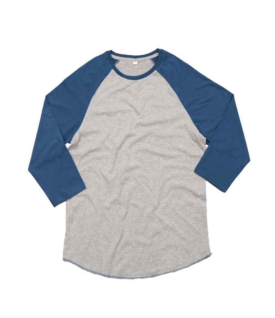 Superstar by Mantis Unisex 3/4 Sleeve Baseball T-Shirt in by Superstar by Mantis — Custom branded clothing by Print Press, featuring premium embroidery produced in our specialist print lab in the UK.