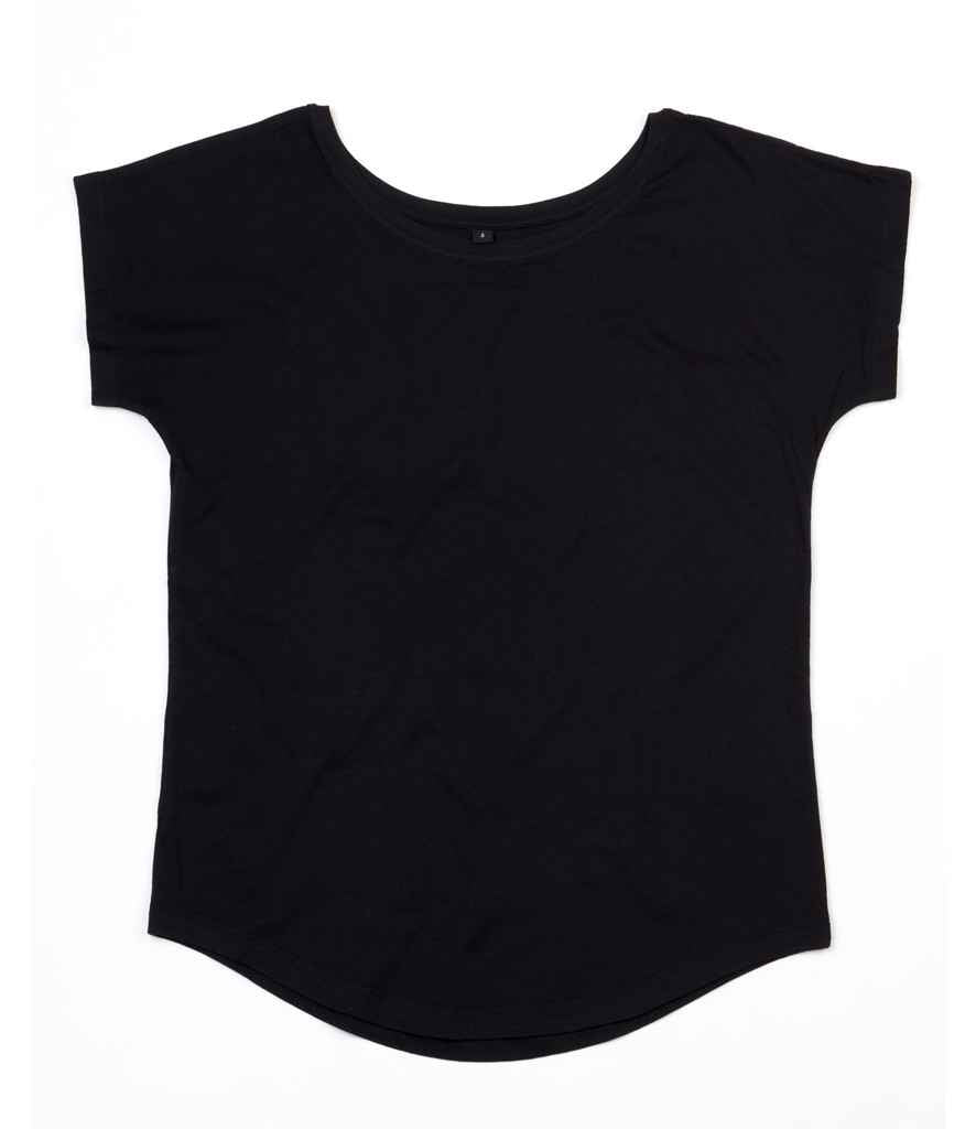 Mantis Ladies Loose Fit T-Shirt in Black by Mantis — Custom branded clothing by Print Press, featuring premium embroidery produced in our specialist print lab in the UK.