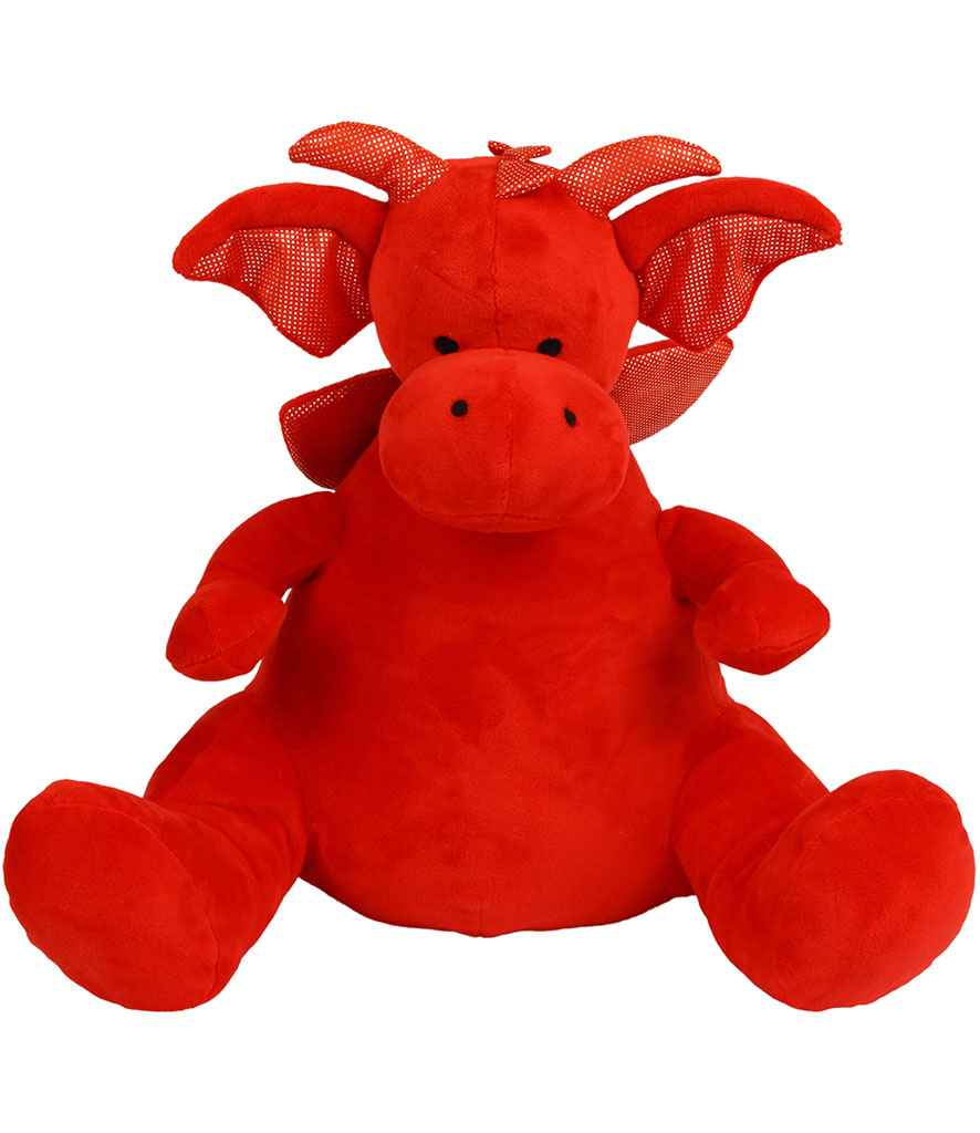 Mumbles Zippie Dragon in ONE Red by Mumbles — Custom branded clothing by Print Press, featuring premium embroidery produced in our specialist print lab in the UK.