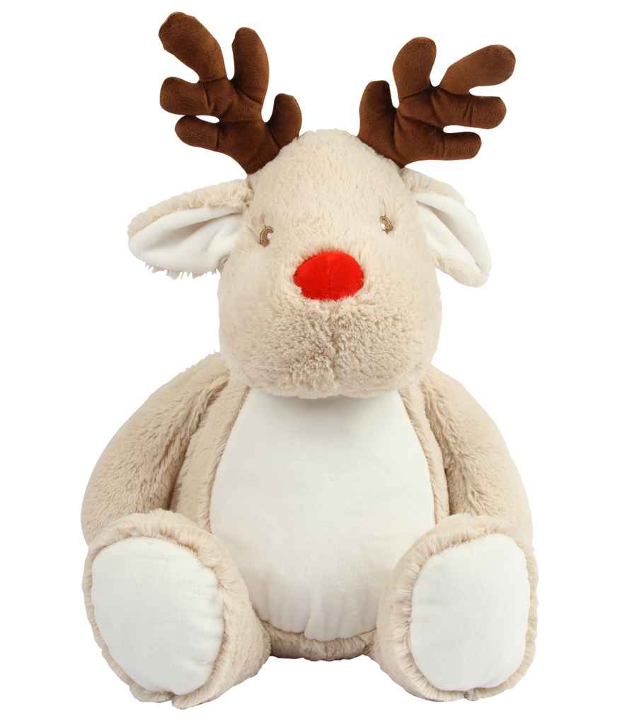 Mumbles Zippie Reindeer in ONE Light Brown by Mumbles — Custom branded clothing by Print Press, featuring premium embroidery produced in our specialist print lab in the UK.