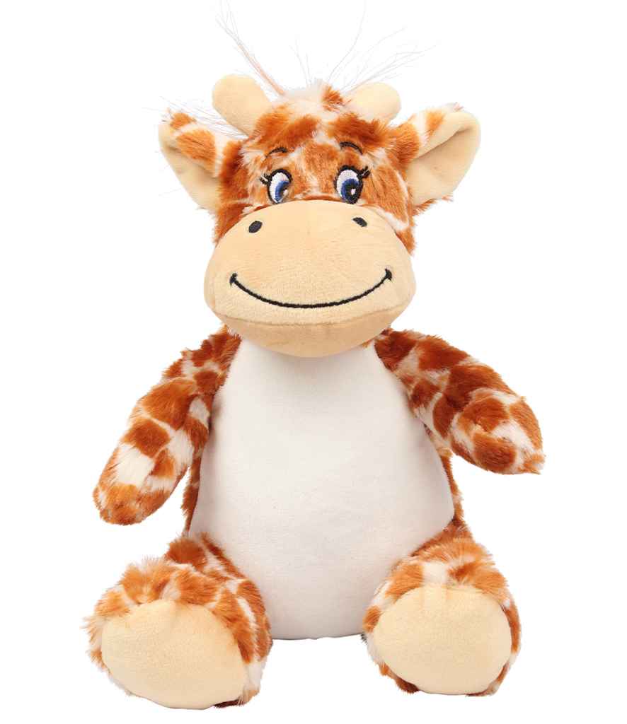 Mumbles Zippie Giraffe in ONE Brown by Mumbles — Custom branded clothing by Print Press, featuring premium embroidery produced in our specialist print lab in the UK.