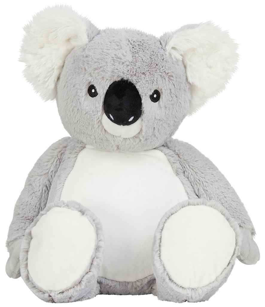 Mumbles Zippie Koala Bear in ONE Grey by Mumbles — Custom branded clothing by Print Press, featuring premium embroidery produced in our specialist print lab in the UK.