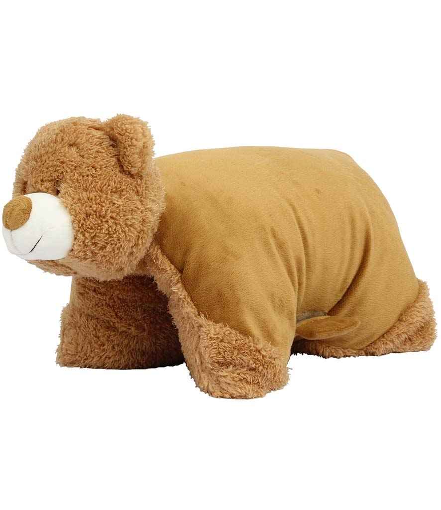 Mumbles Zippie Bear Cushion in ONE Mid Brown by Mumbles — Custom branded clothing by Print Press, featuring premium embroidery produced in our specialist print lab in the UK.