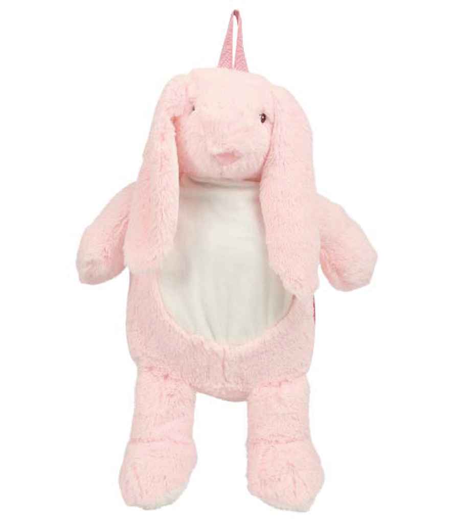 Mumbles Zippy Rabbit Backpack in ONE Pink by Mumbles — Custom branded clothing by Print Press, featuring premium embroidery produced in our specialist print lab in the UK.