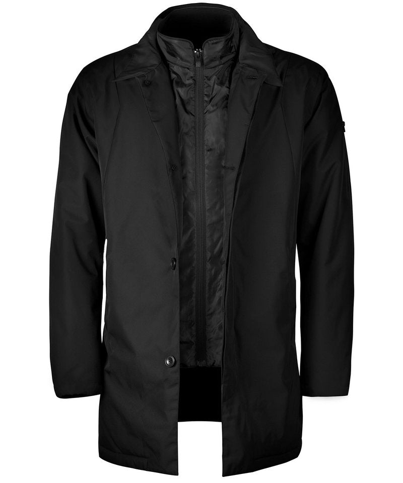 Abington Jacket in Black by Nimbus — Custom branded clothing by Print Press, featuring premium embroidery produced in our specialist print lab in the UK.