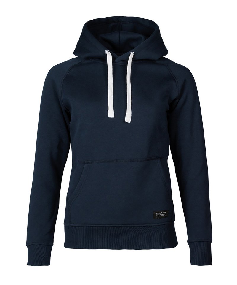 Women's Brownsville Sweatshirt in Navy by Nimbus — Custom branded clothing by Print Press, featuring premium embroidery produced in our specialist print lab in the UK.