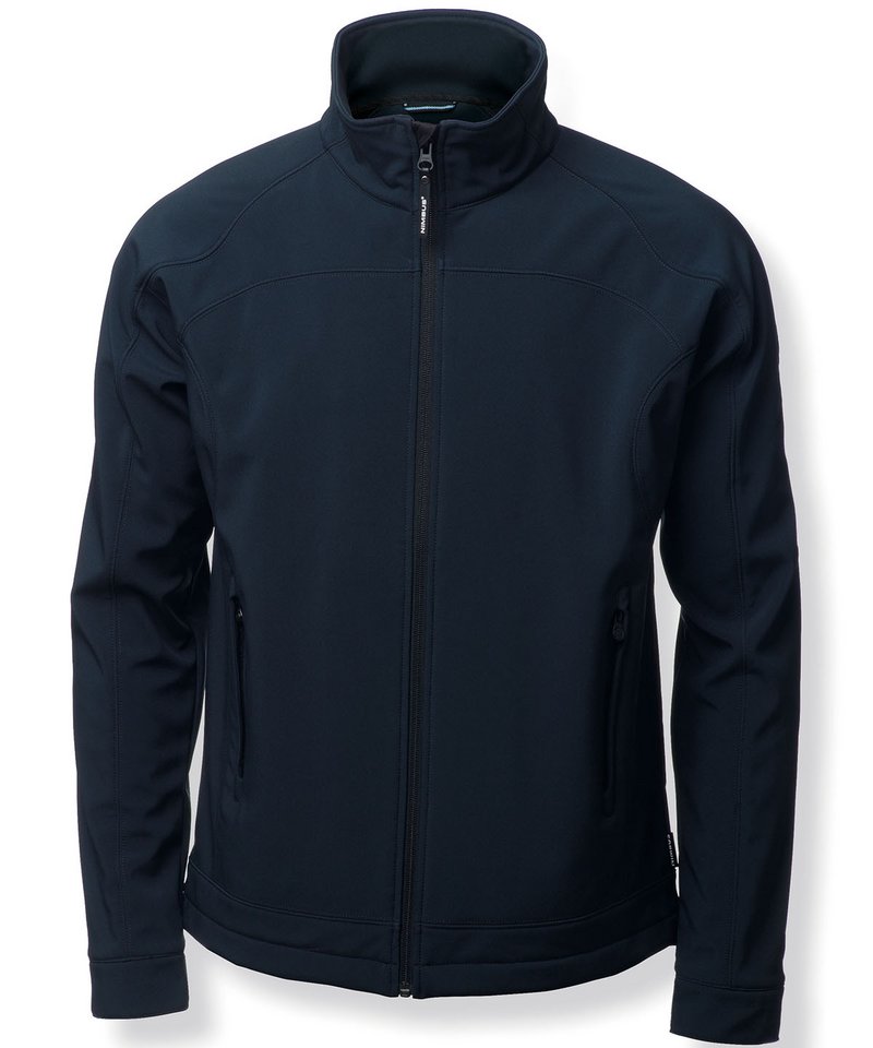 Duxbury Softshell in Navy by Nimbus — Custom branded clothing by Print Press, featuring premium embroidery produced in our specialist print lab in the UK.