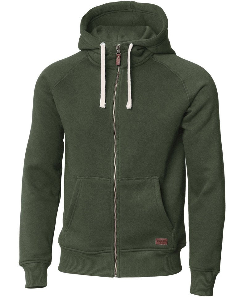 Williamsburg Fashionable Hooded Sweatshirt in Olive by Nimbus — Custom branded clothing by Print Press, featuring premium embroidery produced in our specialist print lab in the UK.