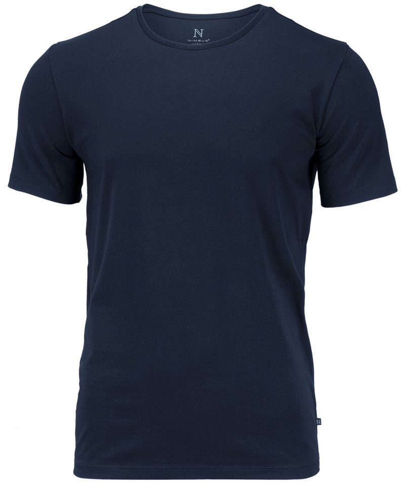 Montauk Essential Tee in Navy by Nimbus — Custom branded clothing by Print Press, featuring premium embroidery produced in our specialist print lab in the UK.