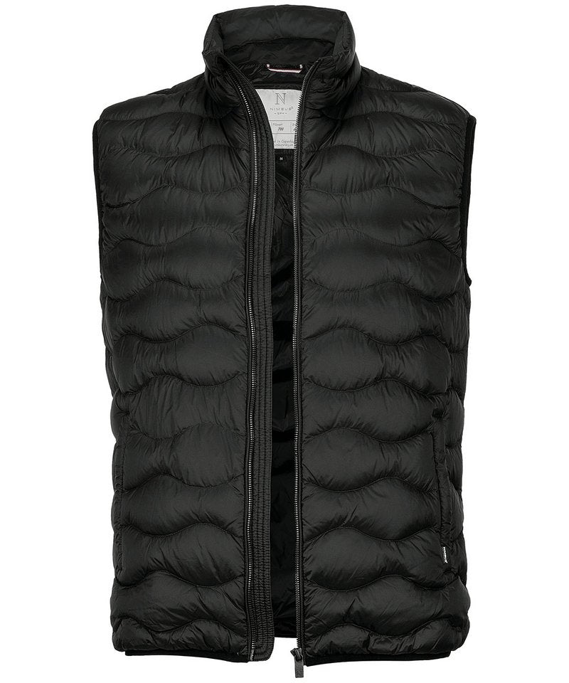 Vermont Down Gilet in Black by Nimbus — Custom branded clothing by Print Press, featuring premium embroidery produced in our specialist print lab in the UK.