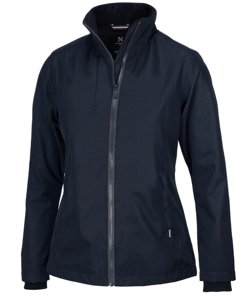 Women's Davenport Jacket in Navy by Nimbus — Custom branded clothing by Print Press, featuring premium embroidery produced in our specialist print lab in the UK.