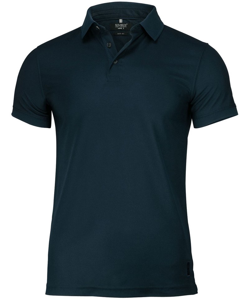 Clearwater Polo in Navy by Nimbus — Custom branded clothing by Print Press, featuring premium embroidery produced in our specialist print lab in the UK.