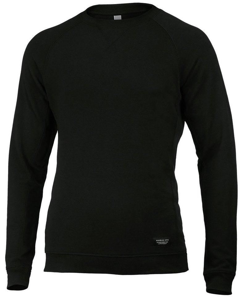 Newport Sweatshirt in Black by Nimbus — Custom branded clothing by Print Press, featuring premium embroidery produced in our specialist print lab in the UK.