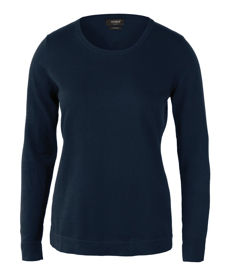 Women's Brighton Knit in Navy by Nimbus — Custom branded clothing by Print Press, featuring premium embroidery produced in our specialist print lab in the UK.