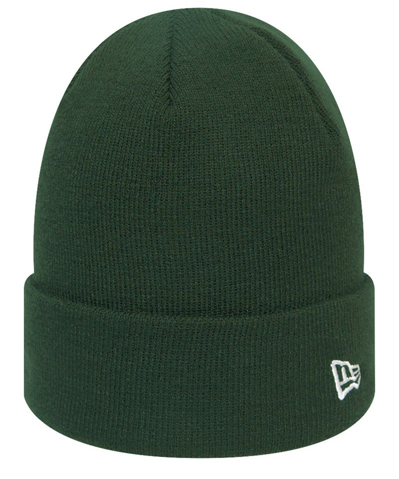 New Era Flag Knit Beanie in One size Dark Green by New Era — Custom branded clothing by Print Press, featuring premium embroidery produced in our specialist print lab in the UK.