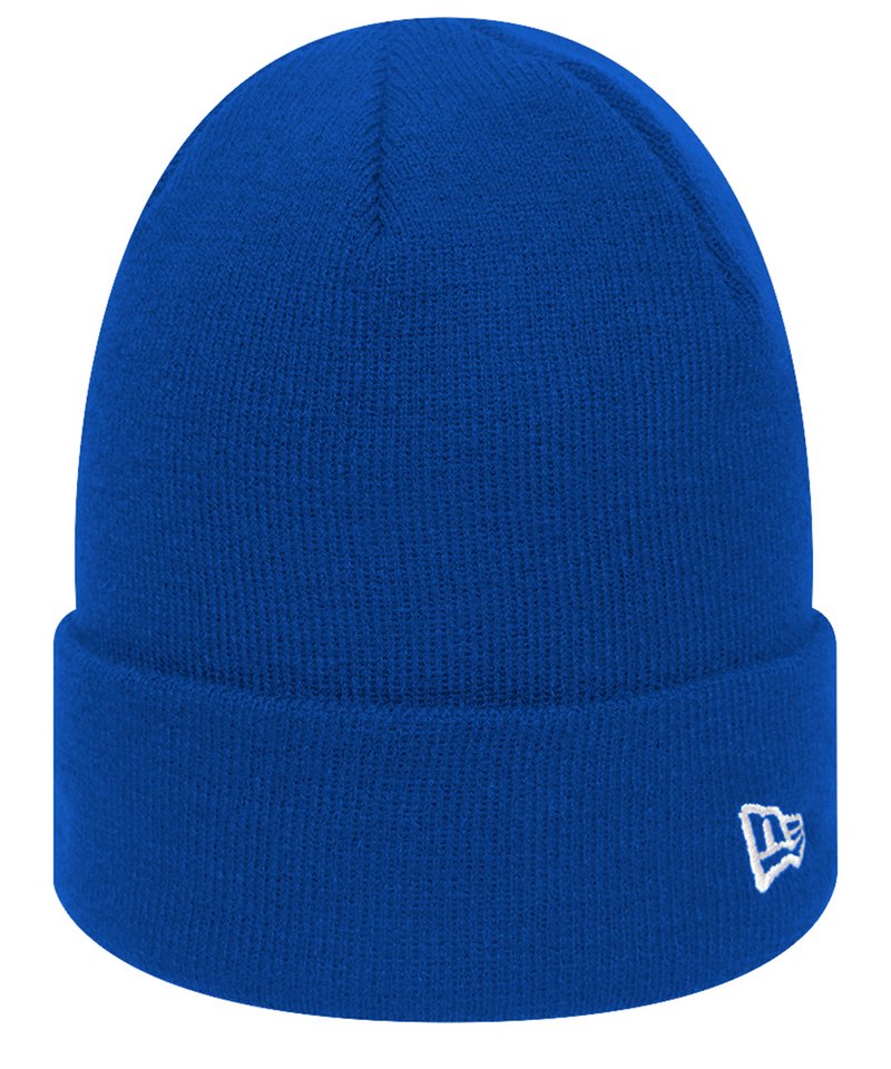 New Era Flag Knit Beanie in One size Light Royal by New Era — Custom branded clothing by Print Press, featuring premium embroidery produced in our specialist print lab in the UK.