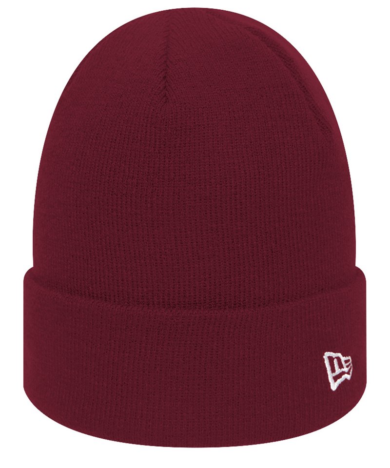 New Era Flag Knit Beanie in One size Maroon by New Era — Custom branded clothing by Print Press, featuring premium embroidery produced in our specialist print lab in the UK.