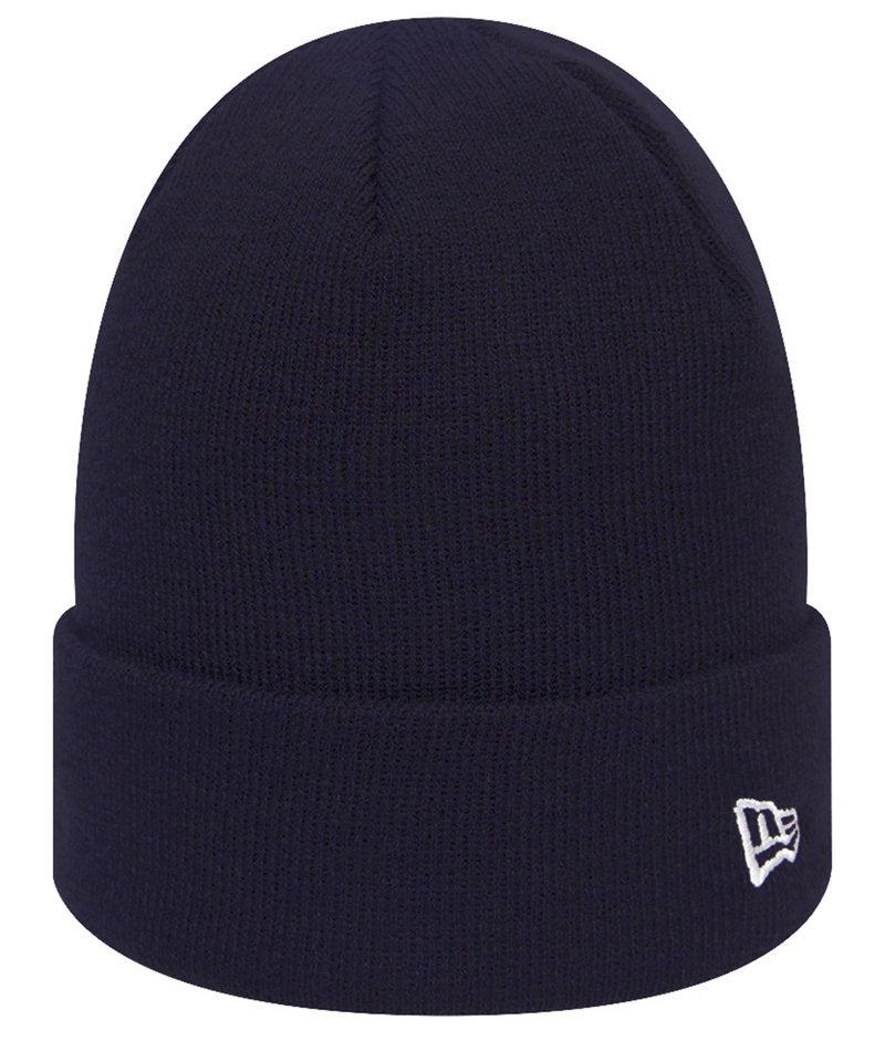 New Era Flag Knit Beanie in One size Navy by New Era — Custom branded clothing by Print Press, featuring premium embroidery produced in our specialist print lab in the UK.