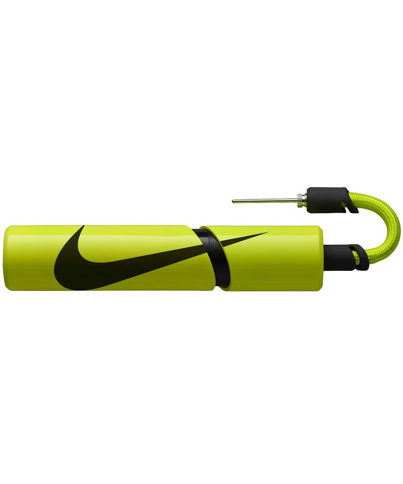 Essential Ball Pump Intl in One size Volt Black Black by Nike — Custom branded clothing by Print Press, featuring premium embroidery produced in our specialist print lab in the UK.
