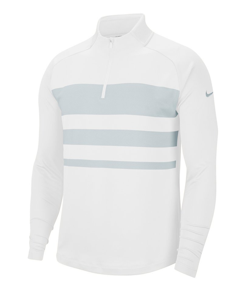 Nike Dry Vapor Top Half Zip in White Sky Grey by Nike — Custom branded clothing by Print Press, featuring premium embroidery produced in our specialist print lab in the UK.