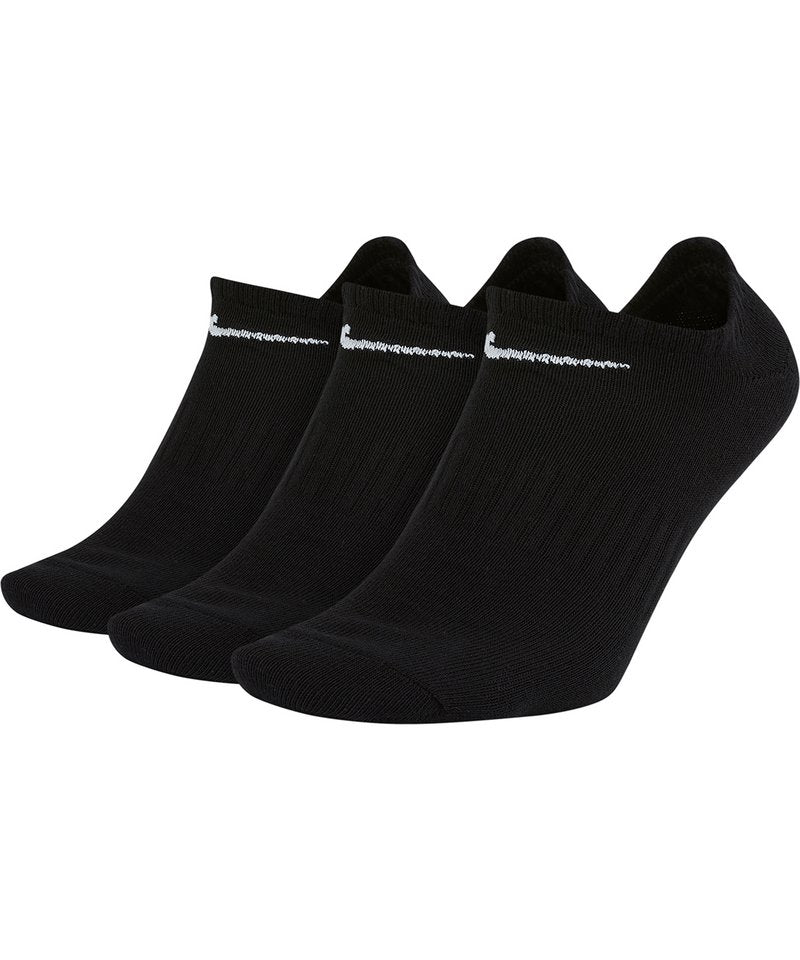 Nike Everyday Lightweight No-Show Sock (3 Pairs) in Black by Nike — Custom branded clothing by Print Press, featuring premium embroidery produced in our specialist print lab in the UK.