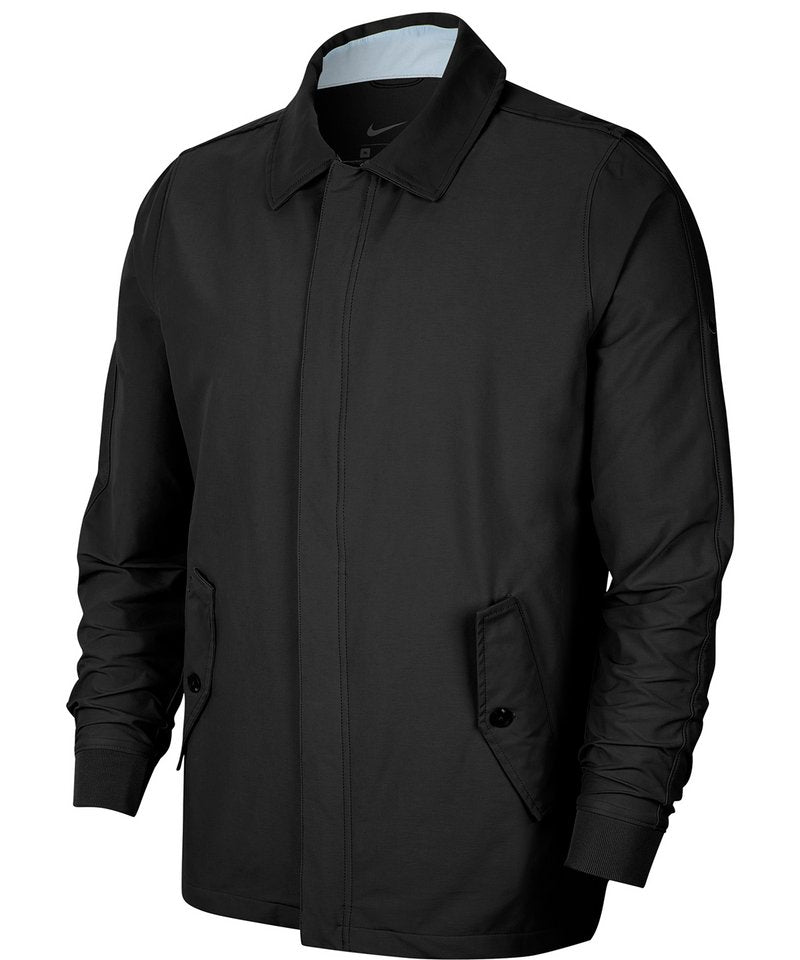 Nike Repel Jacket Player in Black by Nike — Custom branded clothing by Print Press, featuring premium embroidery produced in our specialist print lab in the UK.