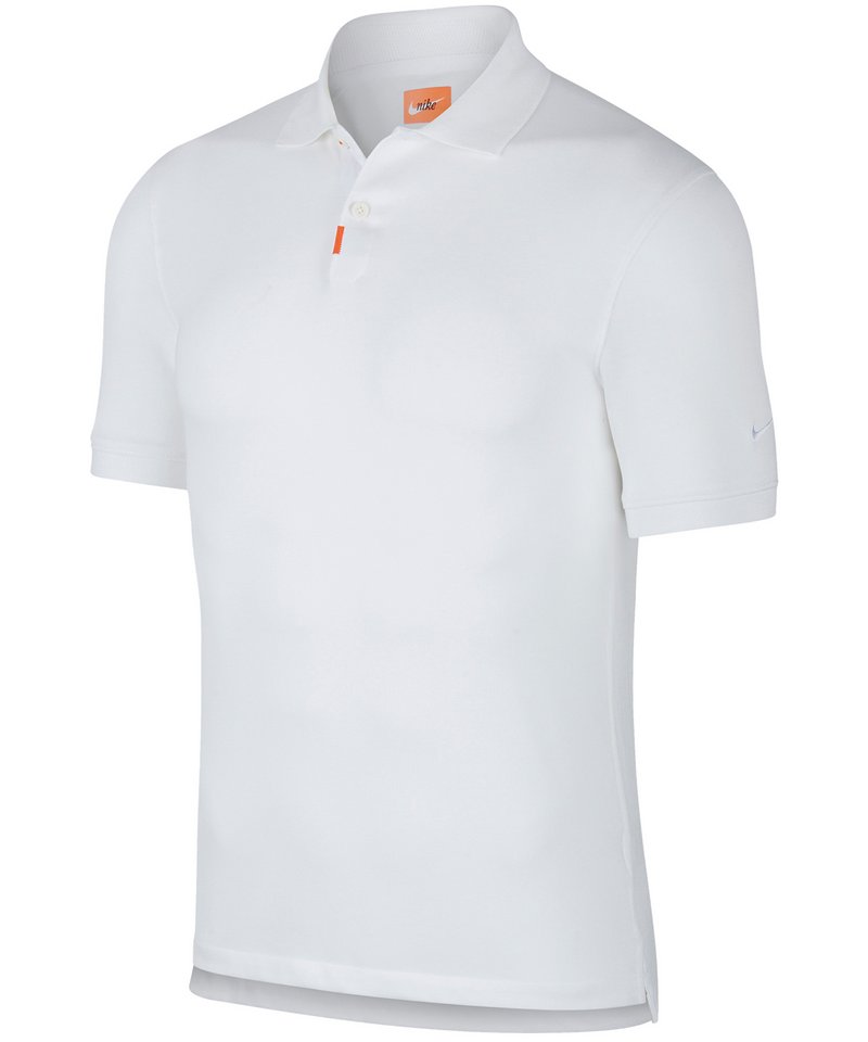 Nike Polo Slim in White by Nike — Custom branded clothing by Print Press, featuring premium embroidery produced in our specialist print lab in the UK.