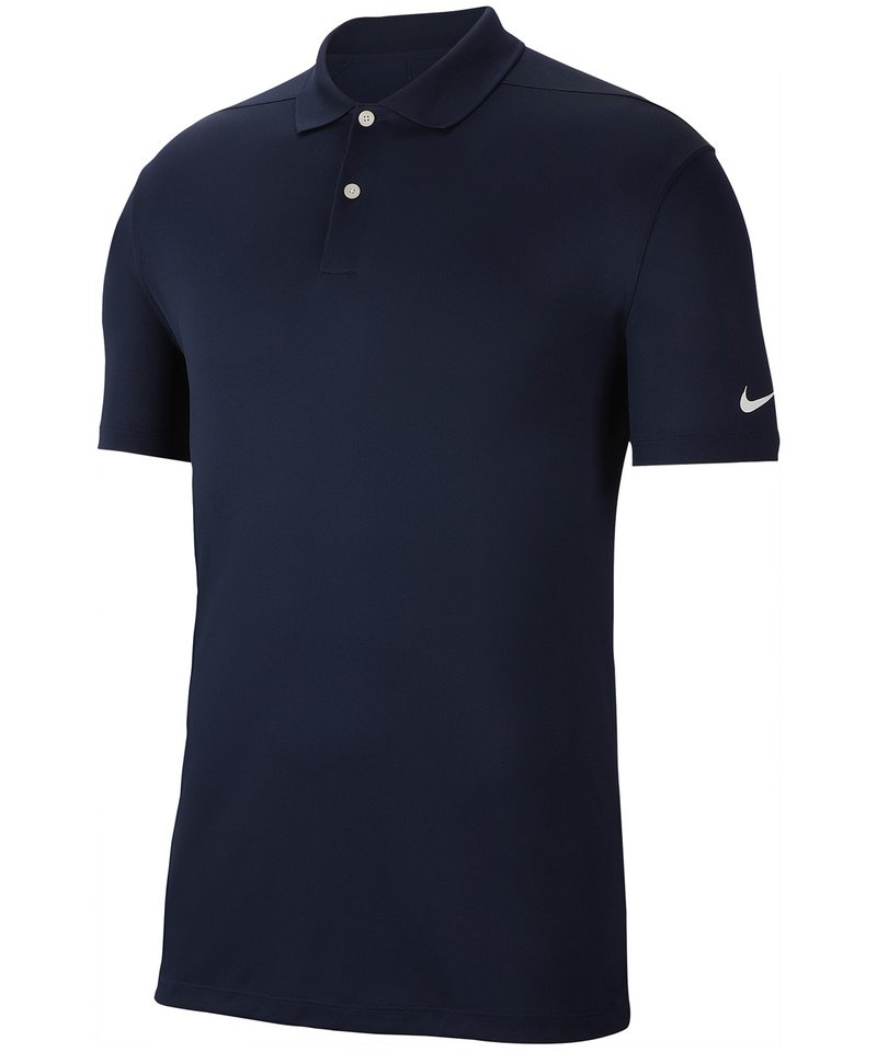 Nike Dry Victory Polo Solid in College Navy by Nike — Custom branded clothing by Print Press, featuring premium embroidery produced in our specialist print lab in the UK.