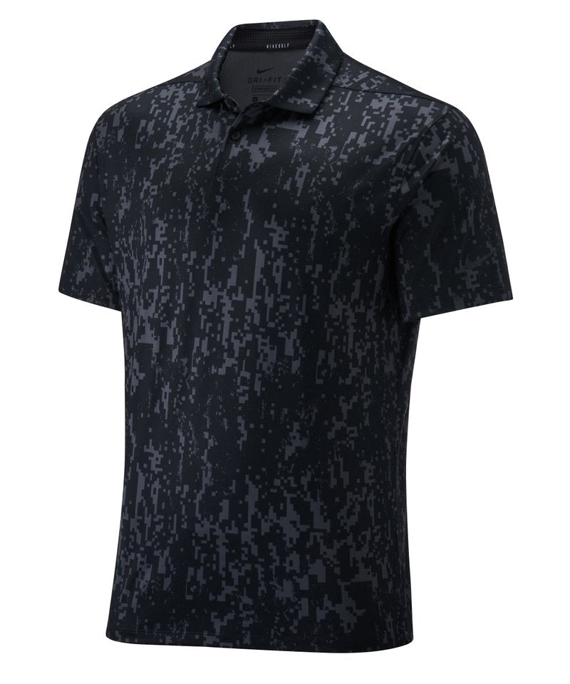 Nike Dry Vapor Graffix Polo in Black Black by Nike — Custom branded clothing by Print Press, featuring premium embroidery produced in our specialist print lab in the UK.