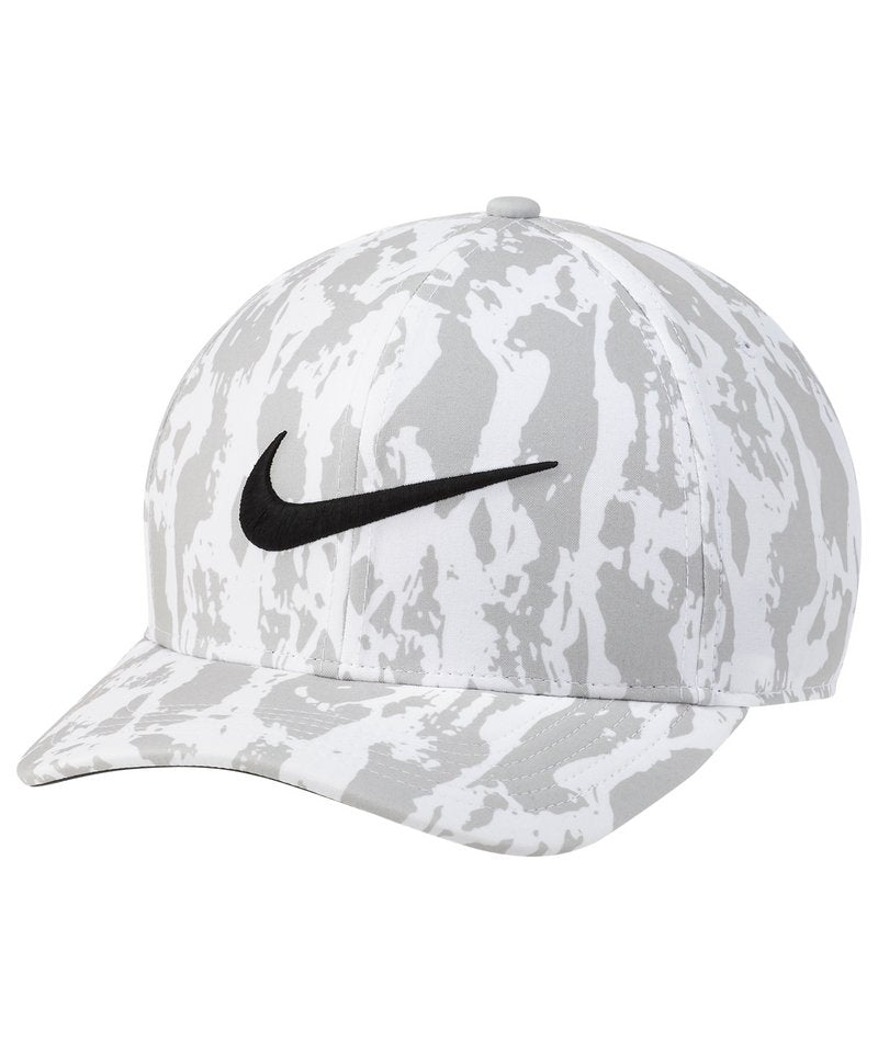 Nike Arobill Clc99 Cap Us in One size Grey Fog Black by Nike — Custom branded clothing by Print Press, featuring premium embroidery produced in our specialist print lab in the UK.