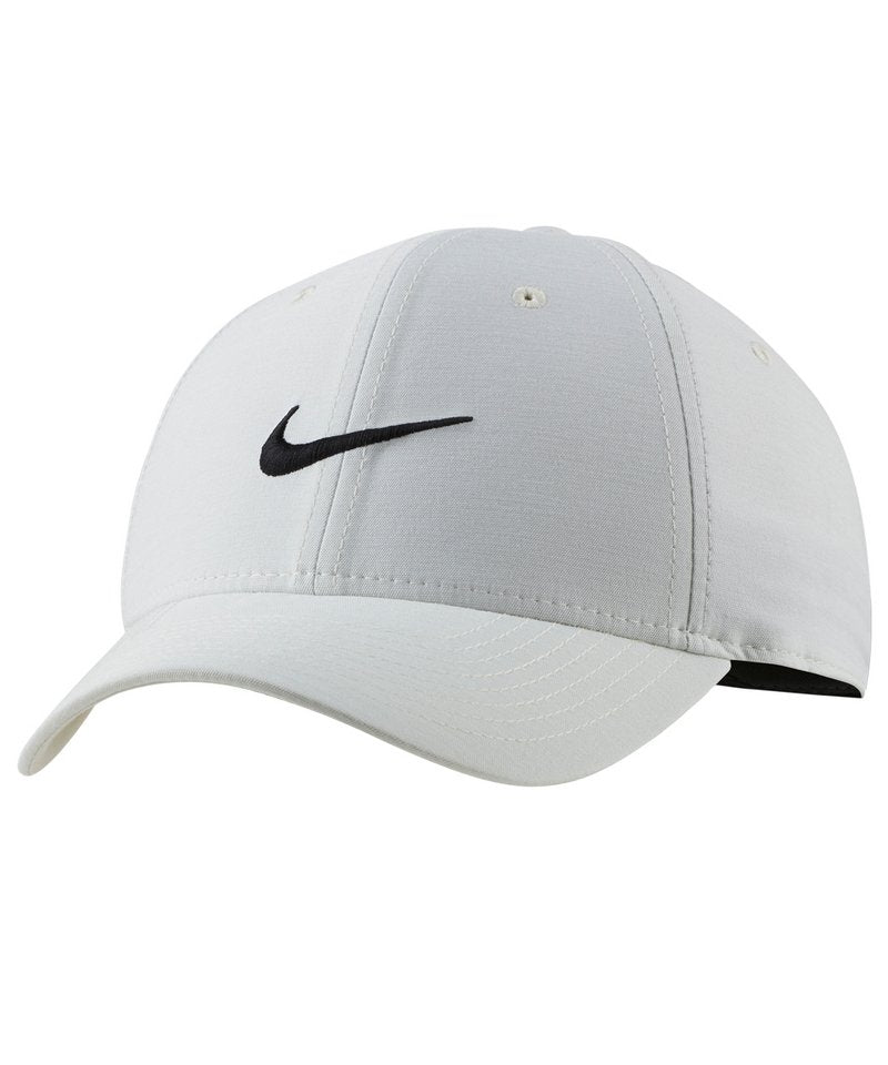 Nike L91 Novelty Cap in One size Photon Dust White Black by Nike — Custom branded clothing by Print Press, featuring premium embroidery produced in our specialist print lab in the UK.