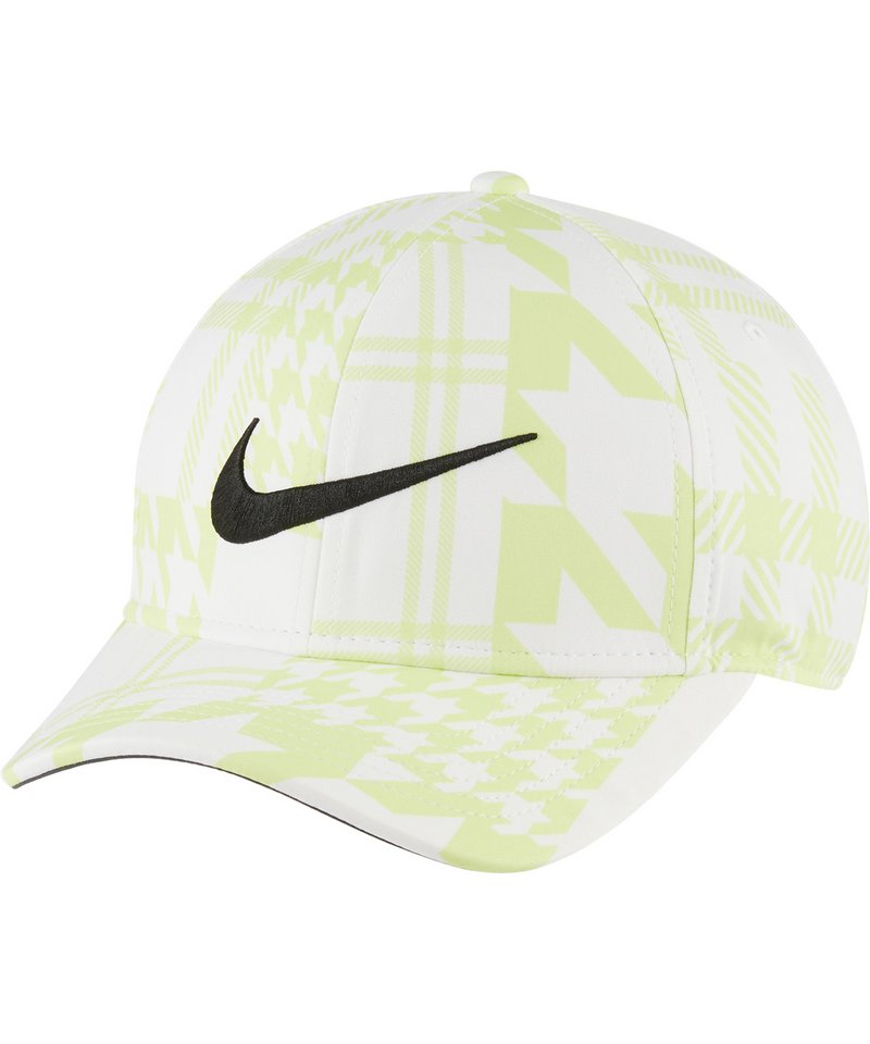 Nike Arobill Clc99 Cap in One size White Light Lemon Twist Black by Nike — Custom branded clothing by Print Press, featuring premium embroidery produced in our specialist print lab in the UK.