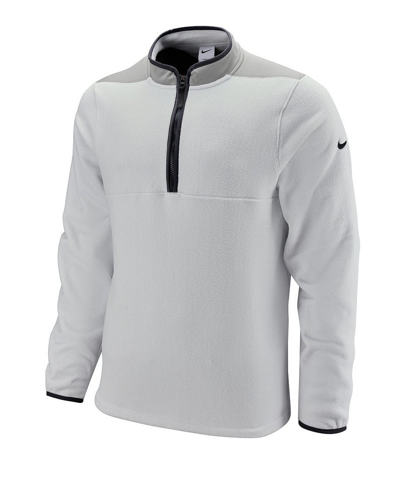 Nike Victory Half Zip Top in Photon Dust Dust Dark Smoke Grey Black by Nike — Custom branded clothing by Print Press, featuring premium embroidery produced in our specialist print lab in the UK.