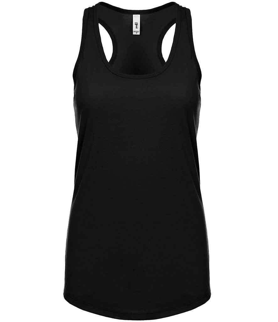 Next Level Apparel Ladies Ideal Racer Back Tank Top in by Next Level Apparel — Custom branded clothing by Print Press, featuring premium embroidery produced in our specialist print lab in the UK.