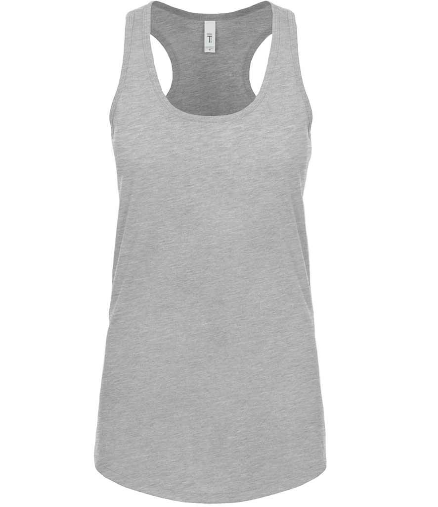 Next Level Apparel Ladies Ideal Racer Back Tank Top in by Next Level Apparel — Custom branded clothing by Print Press, featuring premium embroidery produced in our specialist print lab in the UK.
