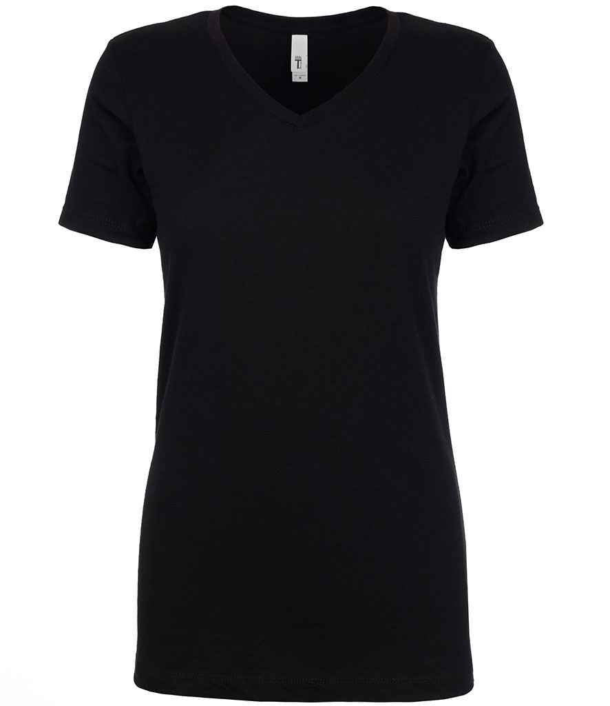 Next Level Apparel Ladies Ideal V Neck T-Shirt in by Next Level Apparel — Custom branded clothing by Print Press, featuring premium embroidery produced in our specialist print lab in the UK.
