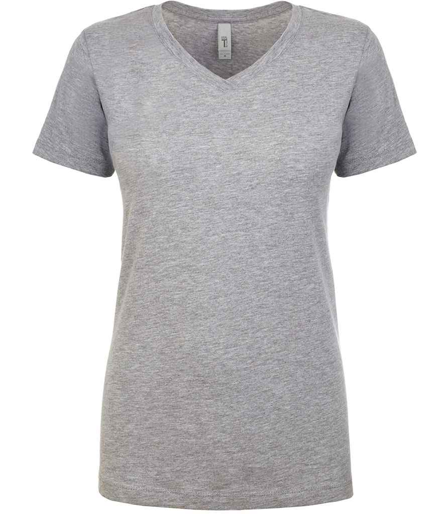 Next Level Apparel Ladies Ideal V Neck T-Shirt in by Next Level Apparel — Custom branded clothing by Print Press, featuring premium embroidery produced in our specialist print lab in the UK.