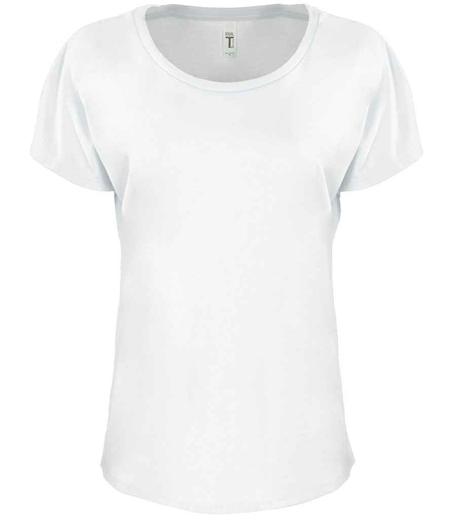 Next Level Apparel Ladies Ideal Dolman T-Shirt in by Next Level Apparel — Custom branded clothing by Print Press, featuring premium embroidery produced in our specialist print lab in the UK.