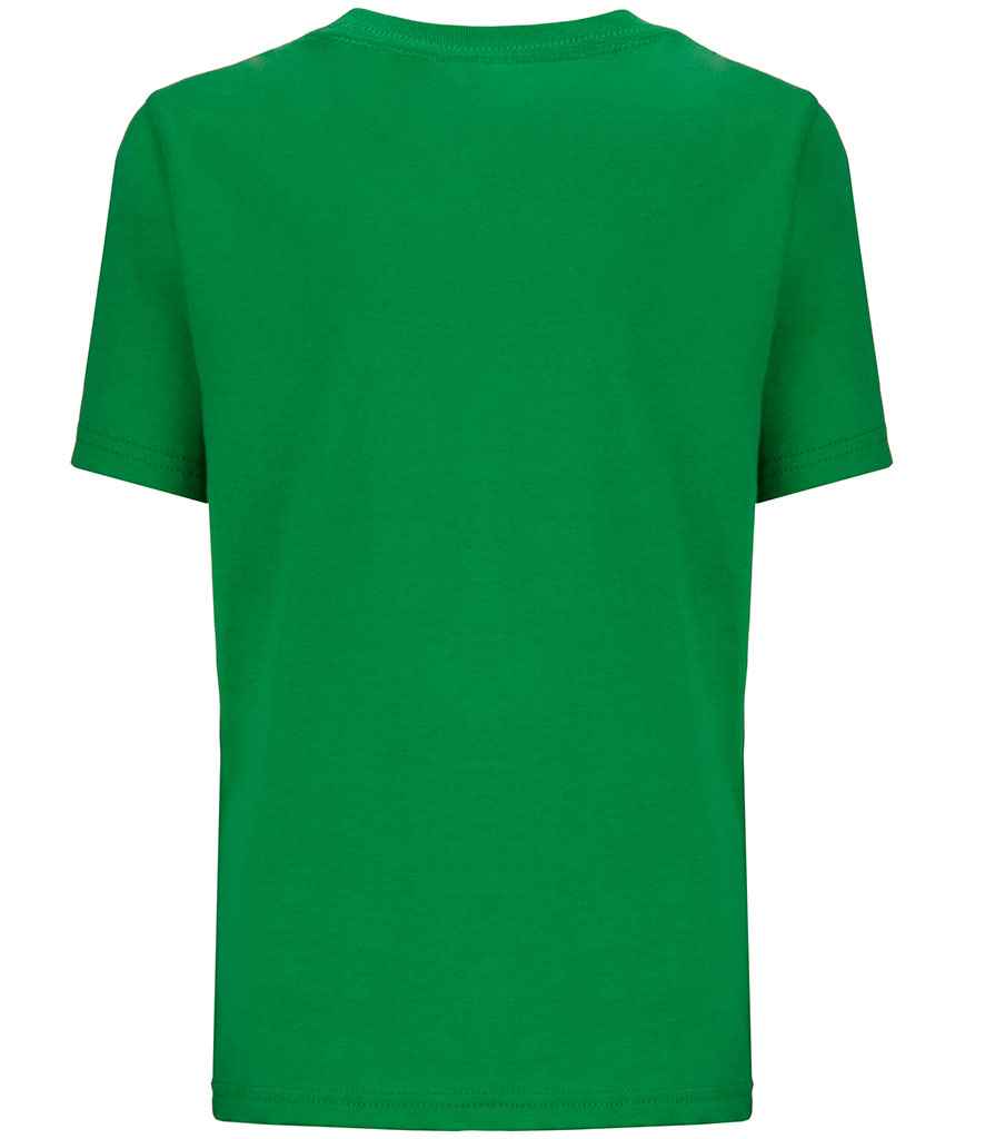 Next Level Apparel Kids Cotton Crew Neck T-Shirt in Kelly Green by Next Level Apparel — Custom branded clothing by Print Press, featuring premium embroidery produced in our specialist print lab in the UK.