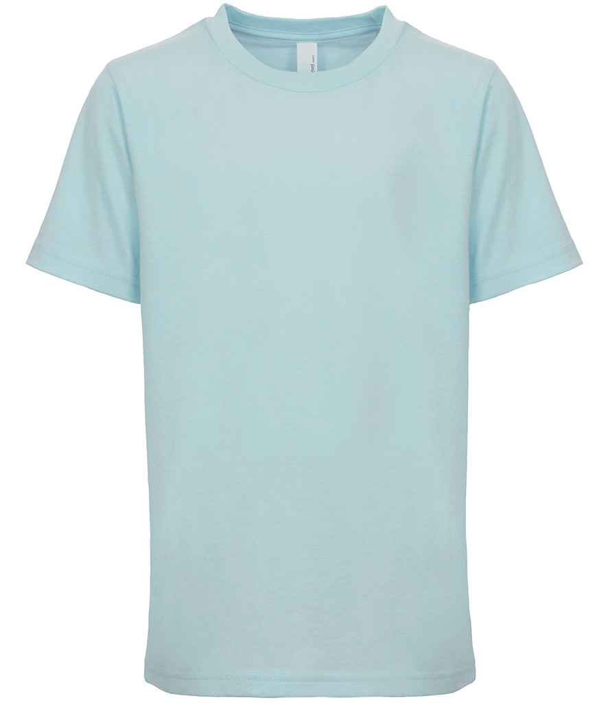 Next Level Apparel Kids Cotton Crew Neck T-Shirt in Light Blue by Next Level Apparel — Custom branded clothing by Print Press, featuring premium embroidery produced in our specialist print lab in the UK.