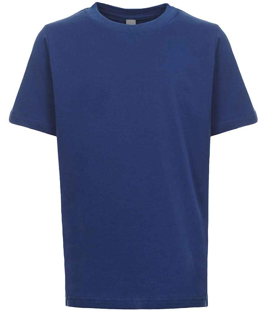 Next Level Apparel Kids Cotton Crew Neck T-Shirt in Royal Blue by Next Level Apparel — Custom branded clothing by Print Press, featuring premium embroidery produced in our specialist print lab in the UK.