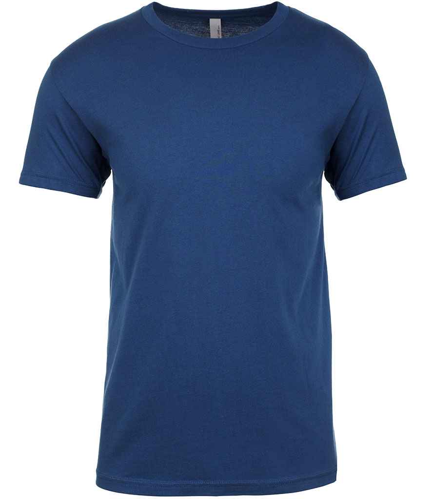 Next Level Apparel Unisex Cotton Crew Neck T-Shirt - (2nd Colours) in Cool Blue by Next Level Apparel — Custom branded clothing by Print Press, featuring premium embroidery produced in our specialist print lab in the UK.