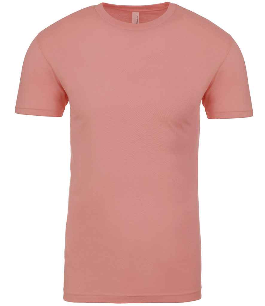 Next Level Apparel Unisex Cotton Crew Neck T-Shirt - (2nd Colours) in Desert Pink by Next Level Apparel — Custom branded clothing by Print Press, featuring premium embroidery produced in our specialist print lab in the UK.