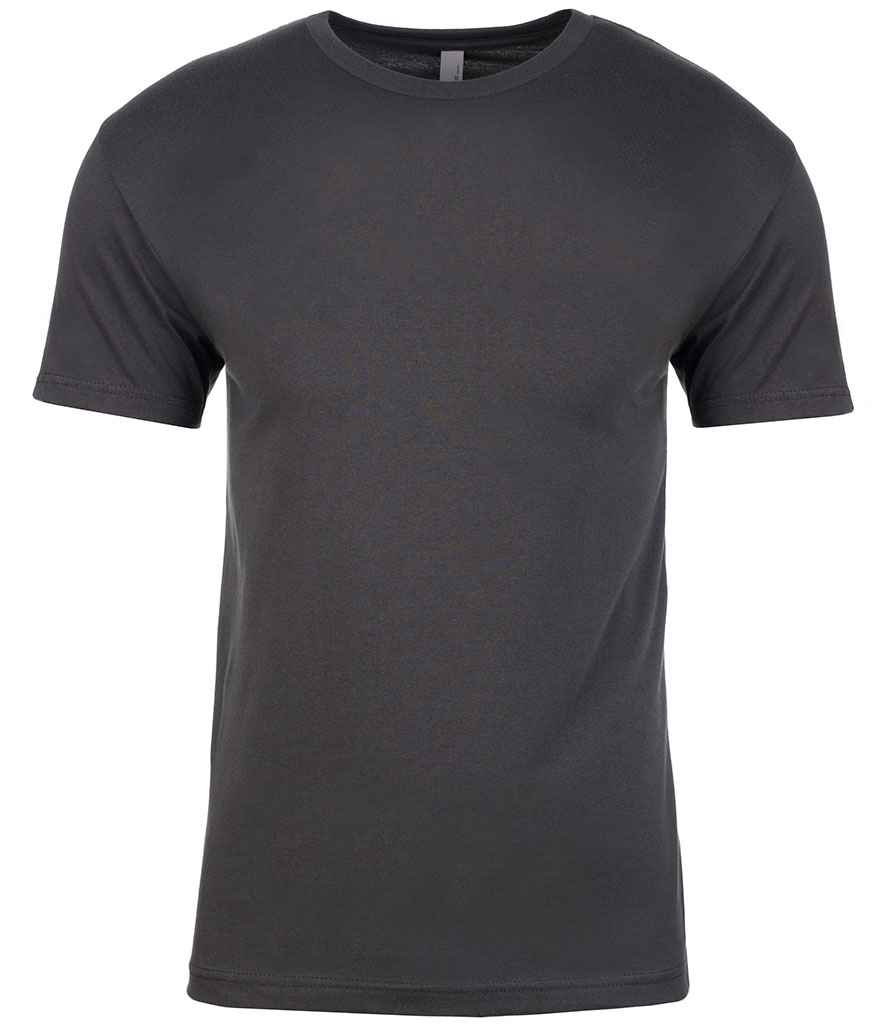 Next Level Apparel Unisex Cotton Crew Neck T-Shirt - (2nd Colours) in Heavy Metal by Next Level Apparel — Custom branded clothing by Print Press, featuring premium embroidery produced in our specialist print lab in the UK.
