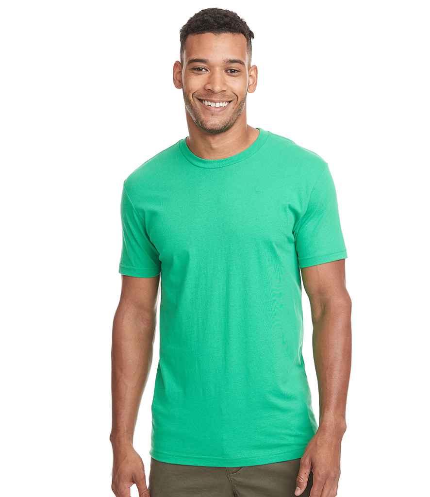 Next Level Apparel Unisex Cotton Crew Neck T-Shirt - (2nd Colours) in Kelly Green by Next Level Apparel — Custom branded clothing by Print Press, featuring premium embroidery produced in our specialist print lab in the UK.